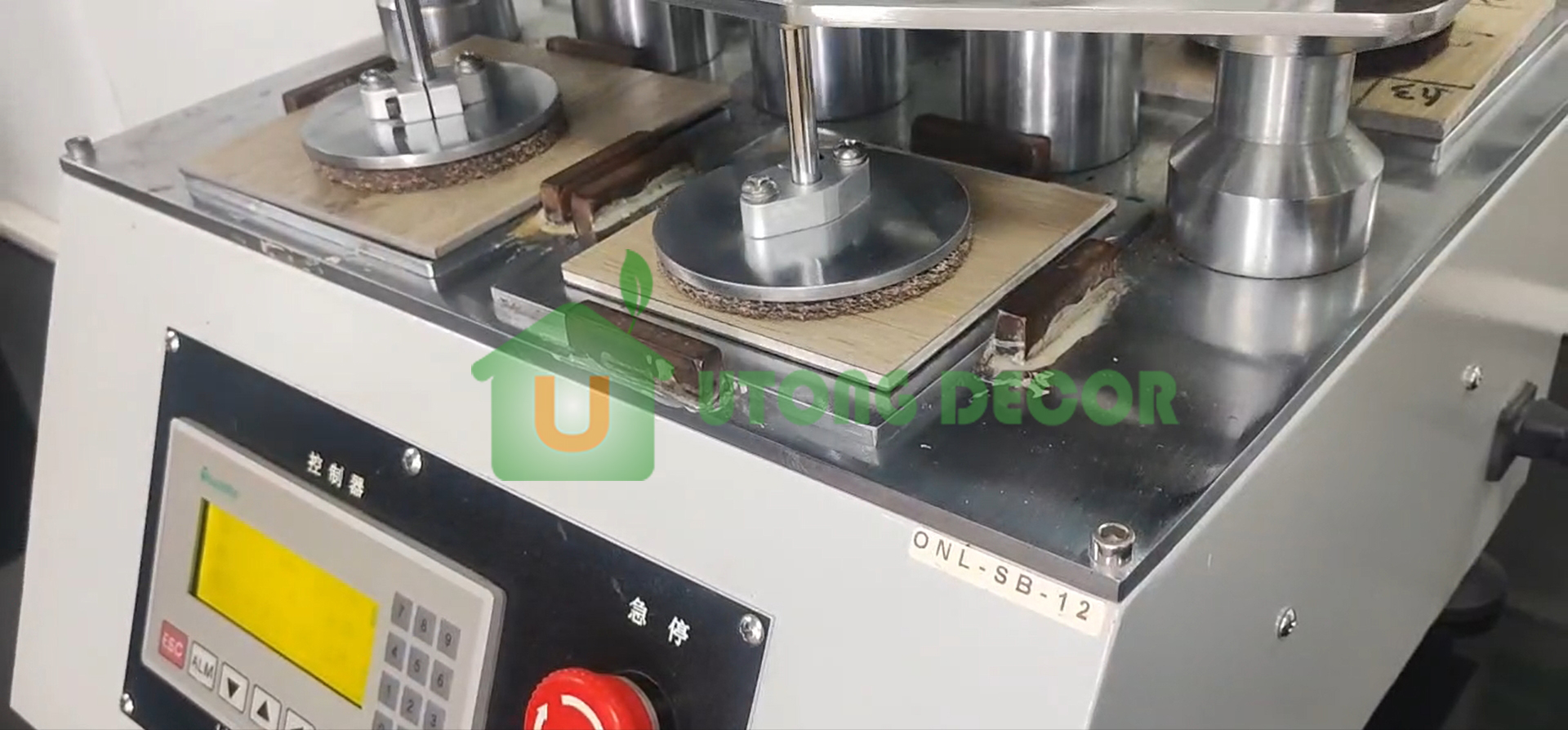 Quality is important for vinyl flooring,  Utong has a laboratory inside the factory